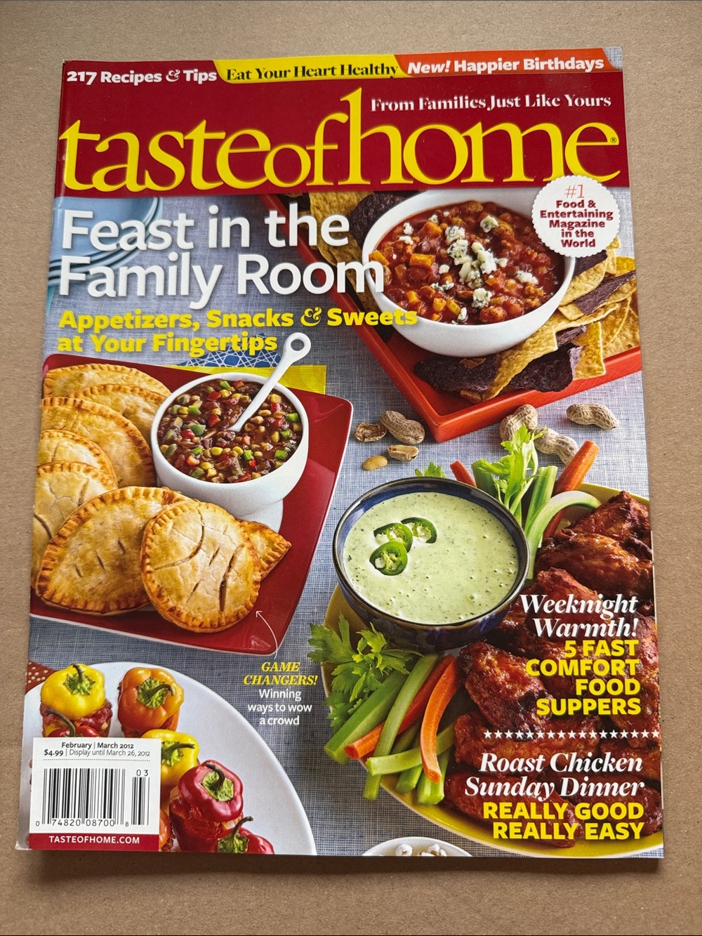 Taste of Home Feast in the Family Room Cookbook Issue - February March 2012